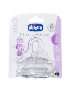 TETINA SILICONA FLUJO RAPIDO CHICCO NF + 6 MESES 2 UNIDADES