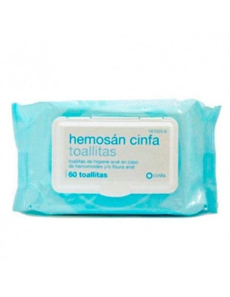 HEMOSAN CINFA 60 TOALLITAS