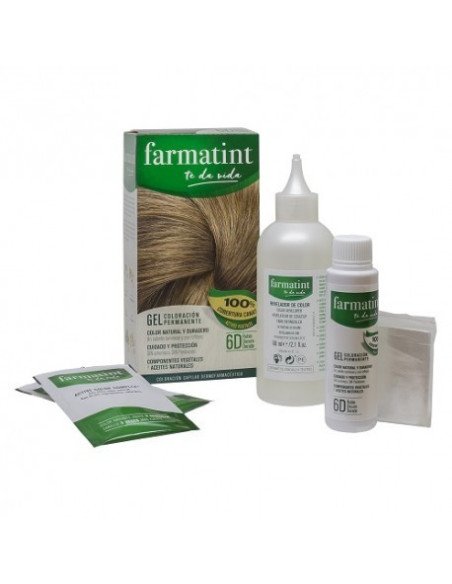 FARMATINT 1 ENVASE 135 ML TONO 6D RUBIO OSCURO DORADO