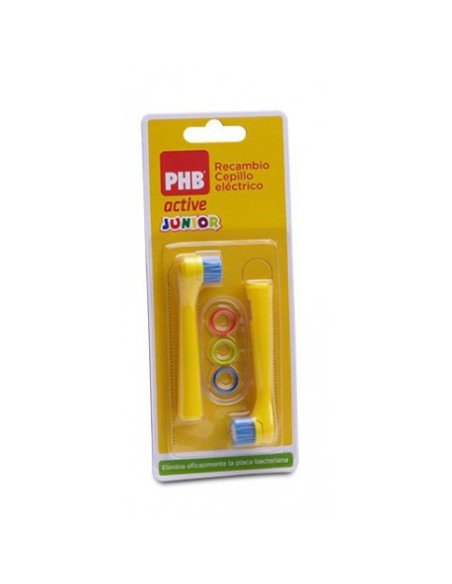 CEPILLO DENTAL ELECTRICO PHB ACTIVE JUNIOR 2U RECAMBIO CABEZAL