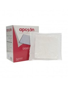 APOSAN GASA ESTERIL TEJIDO SIN TEJER COMPRESAS 25 SOBRES 2 GASAS 10 CM X 10 CM