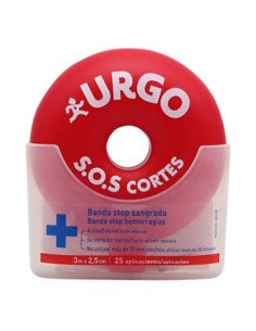 URGO SOS CORTES 1 BANDA AUTOADHESIVA RECORTABLE