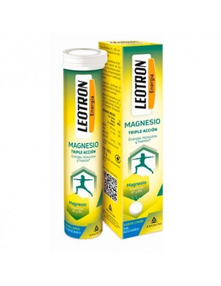 LEOTRON MAGNESIO 15 COMPRIMIDOS EFERVESCENTES