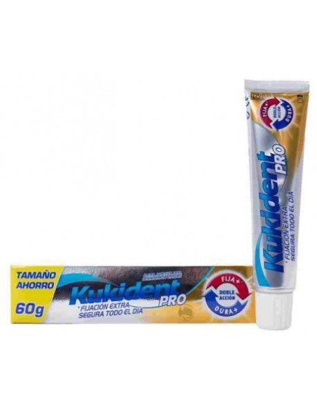 KUKIDENT PRO PLUS FIRMEZA AL MASTICAR 1 ENVASE 60 G SABOR NEUTRO