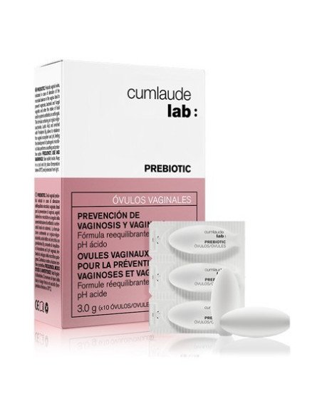 CUMLAUDE LAB: PREBIOTIC OVULOS 10 OVULOS VAGINALES