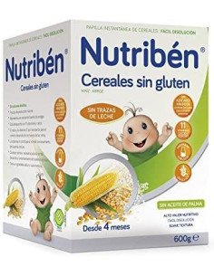 NUTRIBEN CEREALES SIN GLUTEN PAPILLA 1 ENVASE 600 G