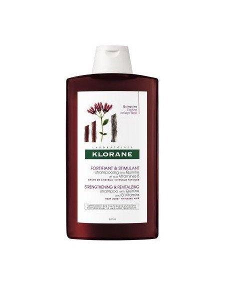 KLORANE CHAMPU A LA QUININA Y EDELWEISS BIO 1 ENVASE 400 ML
