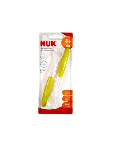 CUCHARA SILICONA EASY LEARNING NUK 2 UNIDADES