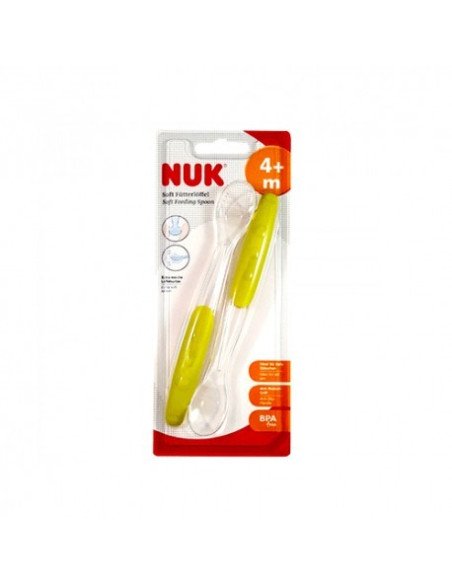 CUCHARA SILICONA EASY LEARNING NUK 2 UNIDADES