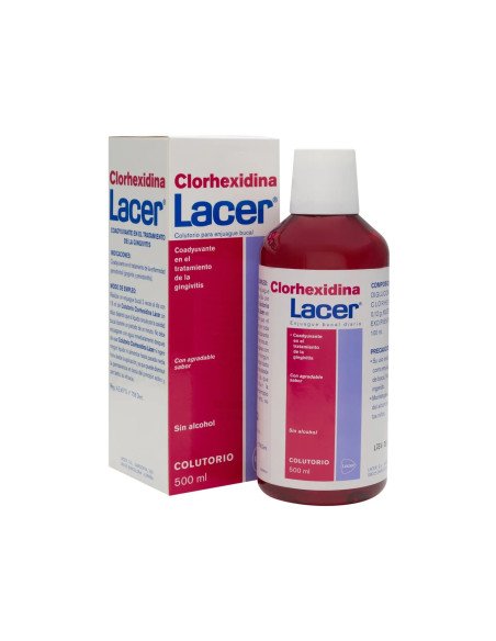 LACER COLUTORIO CLORHEXIDINA 1 ENVASE 500 ML