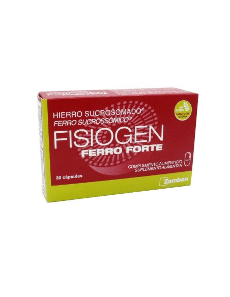 FISIOGEN FERRO FORTE 30 CAPSULAS