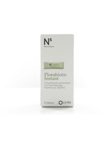 NS FLORABIOTIC RECUPERADOR INSTANT 8 SOBRES BUCODISPERSABLES 1,5 G SABOR VAINILLA