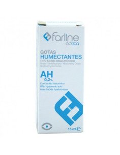 FARLINE OPTICA GOTAS HUMECTANTES AH 0.2% GOTAS OFTALMICAS ESTERILES 1 ENVASE 15 ML