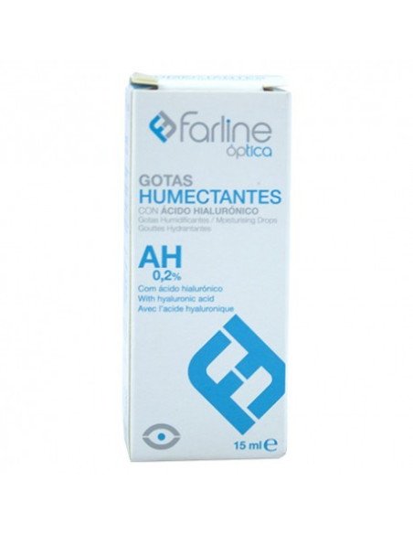 FARLINE OPTICA GOTAS HUMECTANTES AH 0.2% GOTAS OFTALMICAS ESTERILES 1 ENVASE 15 ML