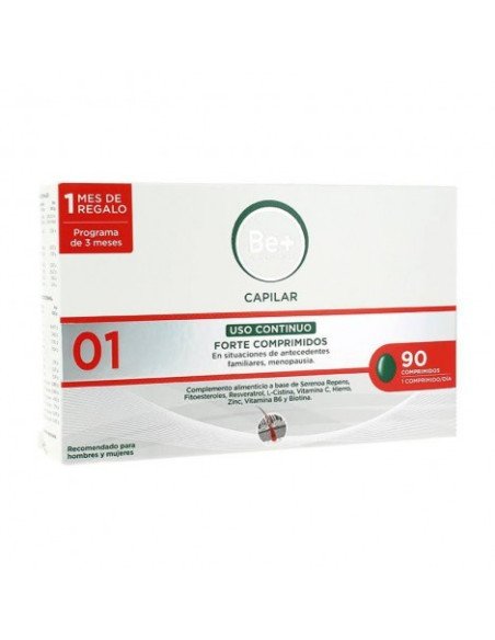 BE+ MED CAPILAR USO CONTINUO FORTE 90 COMPRIMIDOS