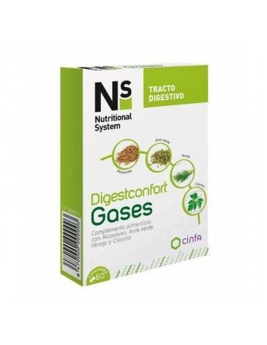 NS DIGESTCONFORT GASES 60 COMPRIMIDOS