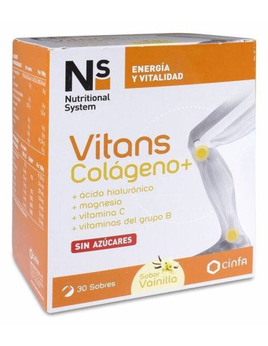 NS VITANS COLAGENO+ 30 SOBRES 10,9 G SABOR VAINILLA