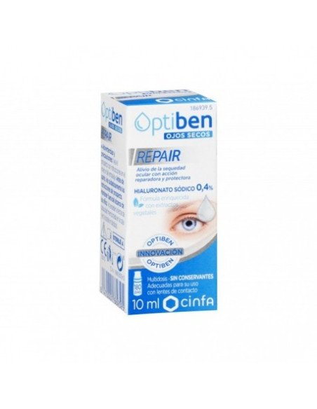 OPTIBEN OJOS SECOS REPAIR 1 FRASCO 10 ML