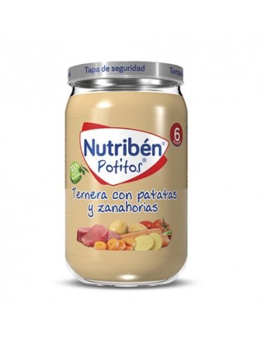 NUTRIBEN TERNERA CON PATATAS Y ZANAHORIAS 1 POTITO 235 G