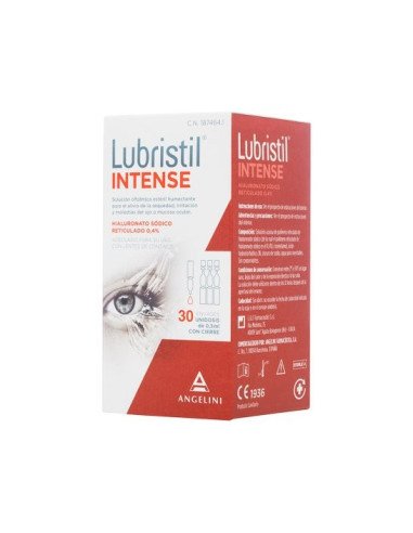 LUBRISTIL INTENSE SOLUCION OFTALMICA 30 ENVASES UNIDOSIS