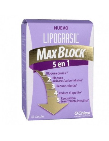 LIPOGRASIL MAXBLOCK 5 EN 1 120 120 CAPSULAS