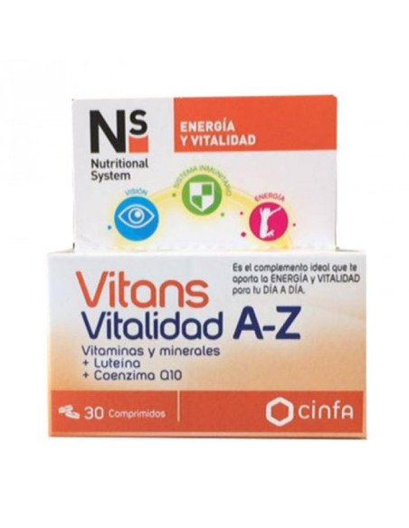 NS VITANS VITALIDAD A-Z SENIOR 30 COMPRIMIDOS