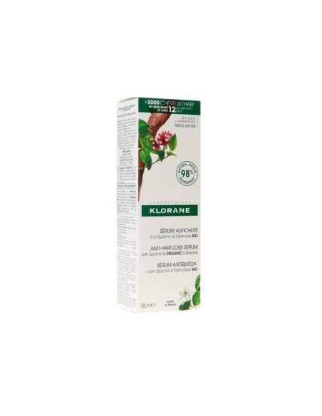 KLORANE SERUM ANTICAIDA A LA QUININA Y EDELWEISS BIO 1 FRASCO CON PULVERIZADOR 100 ML