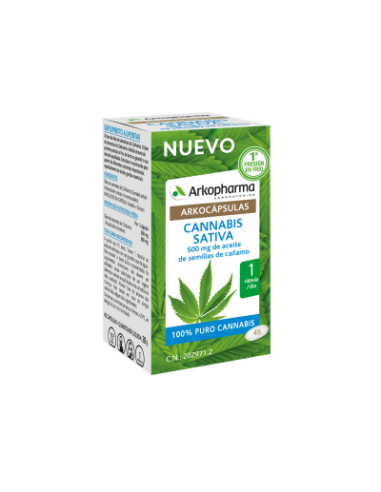 ARKOCAPSULAS CANNABIS SATIVA 45 CAPSULAS