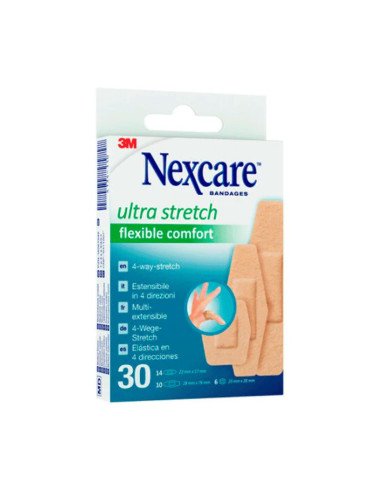 3M NEXCARE COMFORT 30 TIRAS SURTIDAS