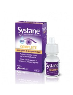 SYSTANE COMPLETE GOTAS OFTALMICAS LUBRICANTES SIN CONSERVANTES 1 FRASCO 10 ML