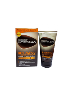 CONTROL GX REDUCTOR DE CANAS 2 EN 1 CHAMPU Y ACONDICIONADOR 1 TUBO 118 ML