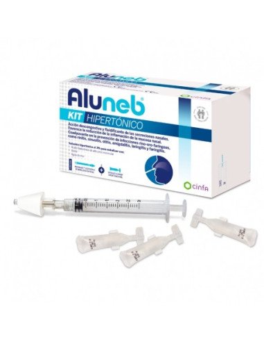 ALUNEB HIPERTONICO KIT 20 VIALES 5 ML + 1 DISPOSITIVO