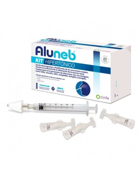 ALUNEB HIPERTONICO KIT 20 VIALES 5 ML + 1 DISPOSITIVO
