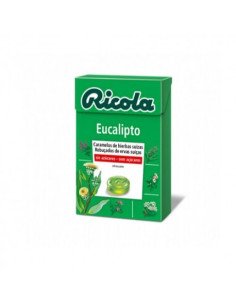 RICOLA CARAMELOS SIN AZUCAR 1 ENVASE 50 G SABOR EUCALIPTUS
