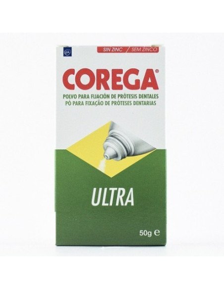 COREGA ULTRA ADHESIVO PROTESIS DENTAL 1 ENVASE 50 G POLVO