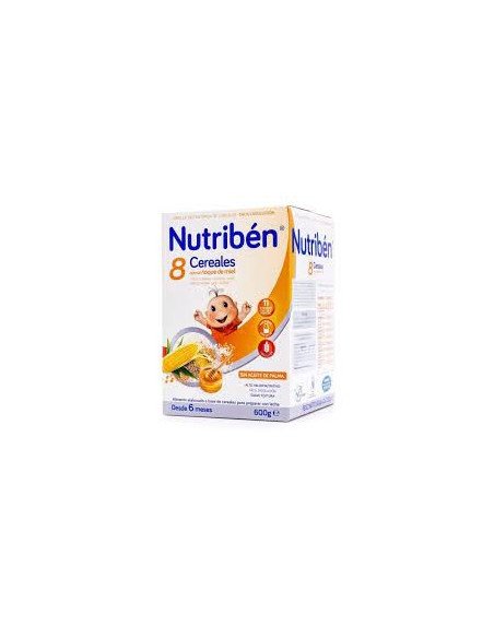 NUTRIBEN 8 CEREALES Y MIEL 1 ENVASE 600 G