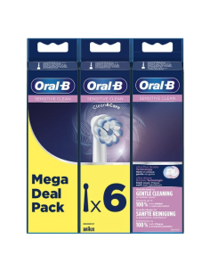CEPILLO DENTAL ELECTRICO RECAMBIO ORAL-B SENSITIVE CLEAN 6 CABEZALES