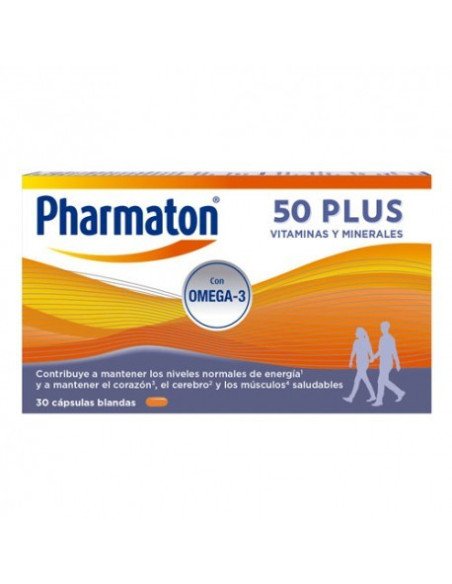 PHARMATON 50 PLUS 30 CAPSULAS BLANDAS