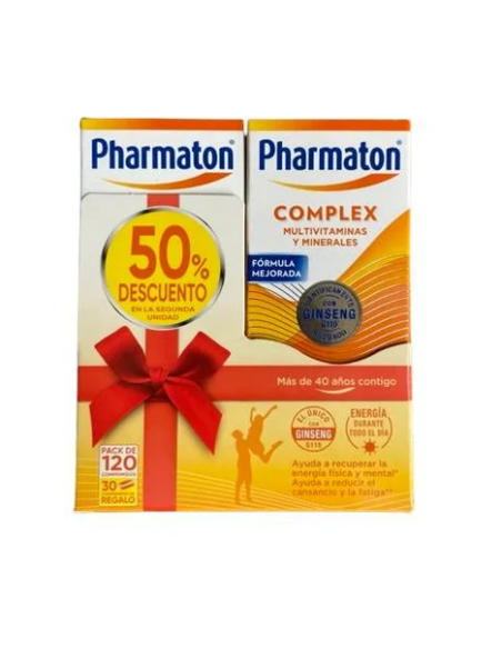 PHARMATON COMPLEX 2 ENVASES 60 COMPRIMIDOS PACK PROMOCIONAL