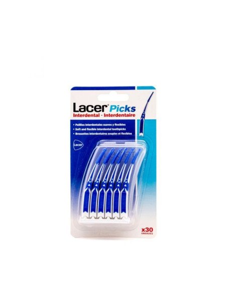 PICKS INTERDENTAL LACER 30 UNIDADES