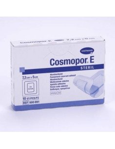 COSMOPOR E APOSITO ESTERIL 10 UNIDADES 7,2 CM X 5 CM