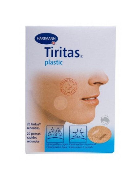 TIRITAS PLASTIC APOSITO ADHESIVO 20 UNIDADES REDONDAS 22 MM