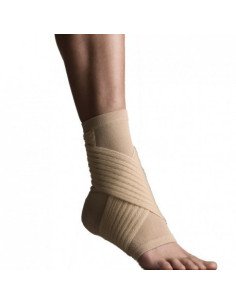 TOBILLERA VENDAJE EN 8 FARMALASTIC COMPRESSION TECH 1 UNIDAD TALLA GRANDE COLOR BEIGE