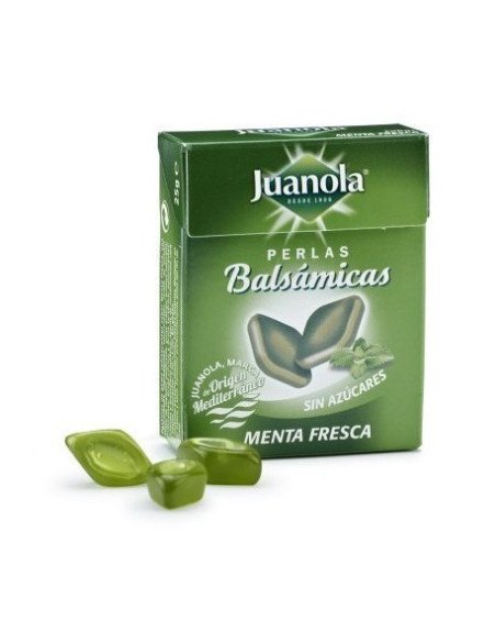 JUANOLA PERLAS 1 ENVASE 25 G SABOR MENTA FRESCA